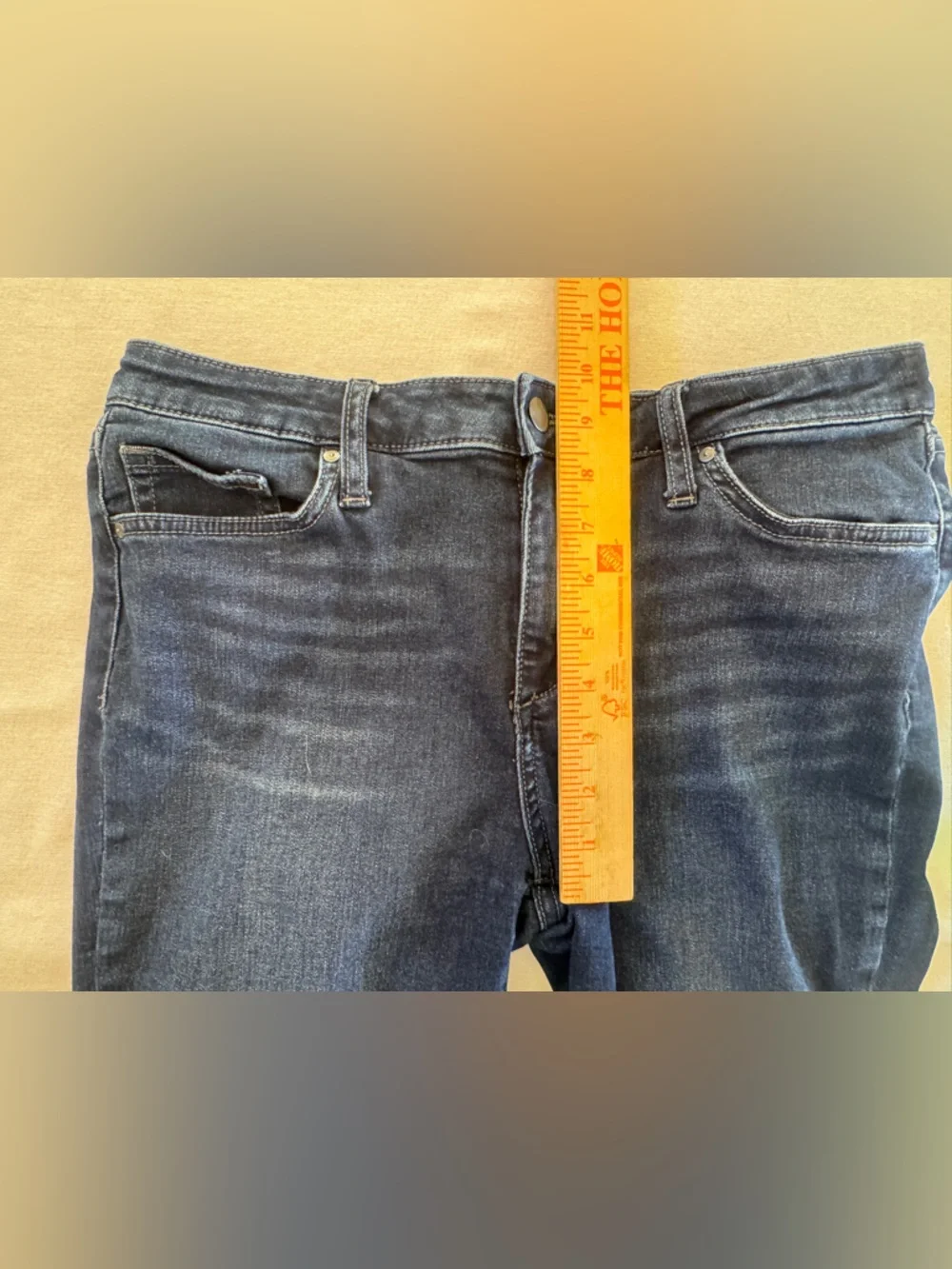 Joe’s Jeans Womens 31 Blue Skinny Jeans Mid Rise Stretch Classic Denim
